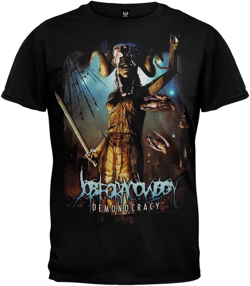 Old Glory Job for A Cowboy - Demonocracy T-Shirt