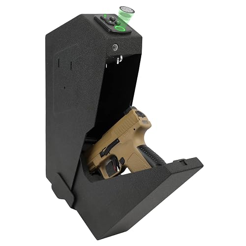 AUREOLE Mounted Gun Safe Biometric Quick Access Handgun Safe with ...