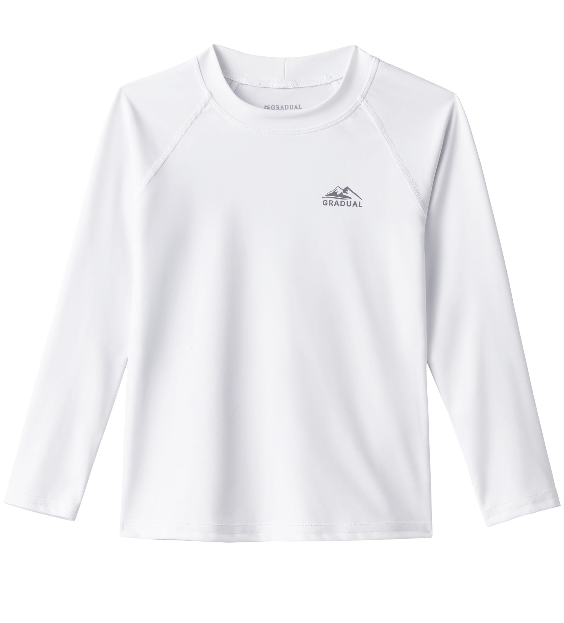 Photo 1 of Toddler Boys Swim Shirt Long Sleeve Rash Guard UPF 50+ Sun Protection Shirts for Baby Kids Quick Dry(A-White,4T)