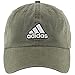 adidas Men's Ultimate Relaxed Adjustable Cotton Cap, Earth Green/Black/Clear Grey, One Size