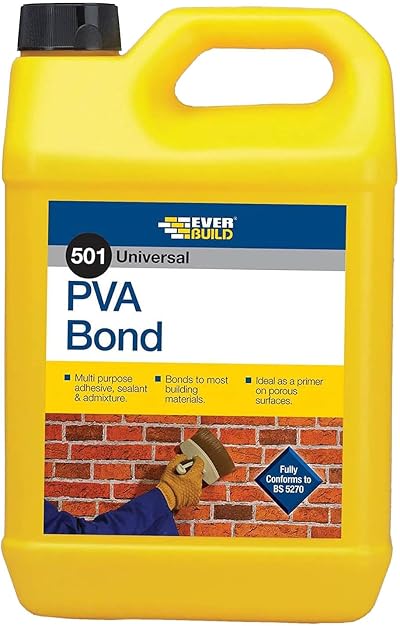 Everbuild 501 Universal PVA Bond 5 Litre General Purpose Adhesive