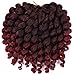JUMPY Wand Curl Crochet Braids Hair Extension (1 Pack) Premium Jamaican Bounce Synthetic Crochet Braiding Hair For Women (T 1B/Bug)