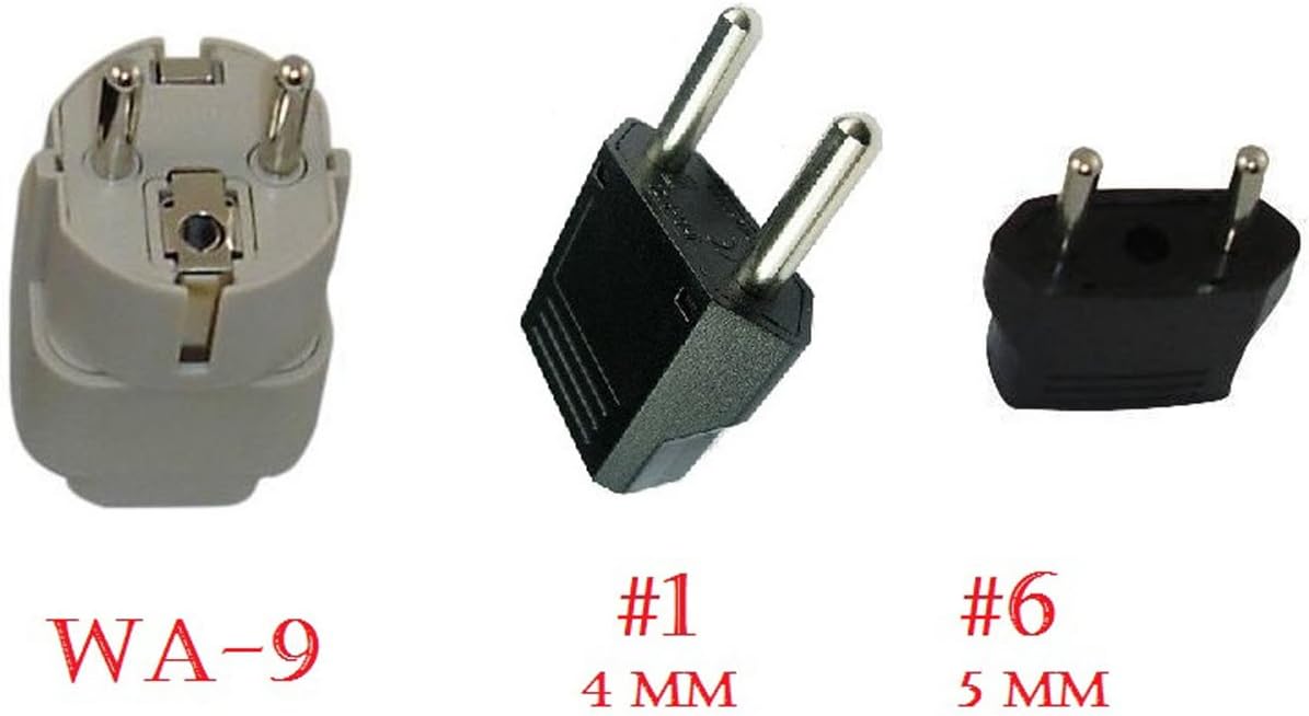 REGVOLT KIRGHISTAN PLUG ADAPTERS WA-9, #1, & #6
