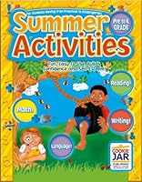 summer activities pre to k grade: math, lanquage, reading & writing by cookie jar publishers (2005) Paperback 1594413215 Book Cover