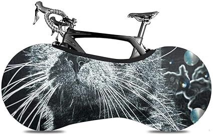Fanping Tragbare Bike Abdeckung Indoor Antistaub Hoch Elastisches Rad Abdeckung Fahrrad Schutz Rip Stop Reifen Rennrad Mtb Aufbewahrungstasche Color Cat Wallpaper Amazon De Sport Freizeit