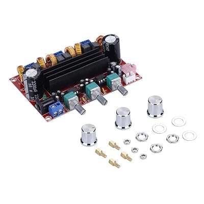 NATRUSS Digital Amplifier Board 200W 3-Channel 200W Wireless Bluetooth Audio Receiver Digital Amplifier Board Free Sound Adjustment Power Amplifier