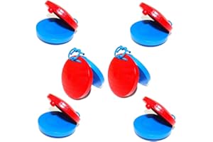 mocrcrel Castanets for musical Wooden instrument, Adults Fingers Castanets,Musical Castanets Instrument (6pcs), 868FTYD