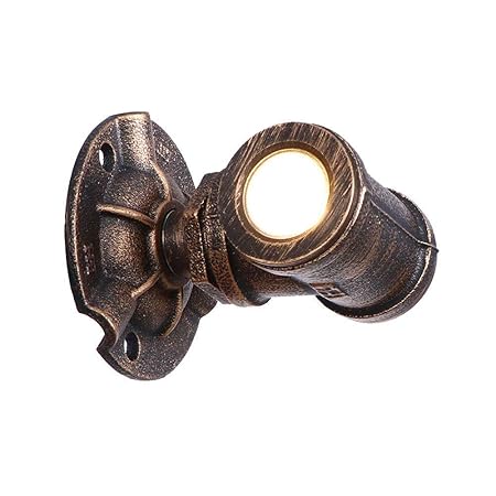 Proyectores Retro Lámpara de pared LED de techo Foco Metálico ...