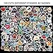 Fashion Sticker Teen Cute Cartoon Waterproof Vinyl Sticker Kettle Computer Notebook Car Skateboard Motorcycle Bicycle Luggage Guitar Graffiti Sticker 100 Pack