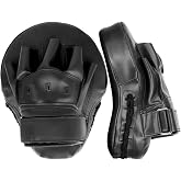 Valleycomfy Boxing Pads Curved Focus Punching Mitts for Men Women | Leatherette Training Hand Pads,Ideal for Karate, Muay Thai Kick, Sparring, Dojo, Martial Arts