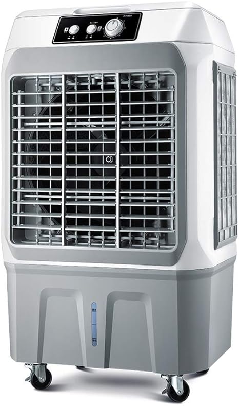 Súper viento silencioso industria enfriamiento Ventilador mecánico aire acondicionado 3 en 1 con humidificador ventilador y función purificador aire, 3 velocidades ventilador con oscilación, voltaje: Amazon.es: Deportes y aire libre