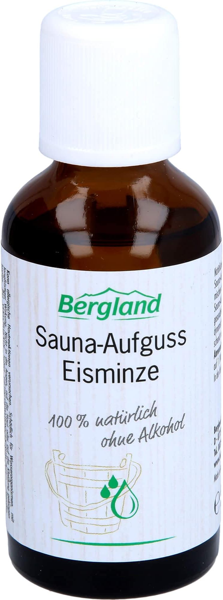 Bergland EIS-Minze Sauna Aufguss 50ml Concentrate with Eucalyptus & Mint