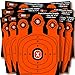 EasyShot Silhouette Shooting Targets 18 X 12 inch. Shots are Easy to See on The Fluorescent Orange. Thick Paper Targets for Pistols, Rifles, BB Guns, Airsoft and More.