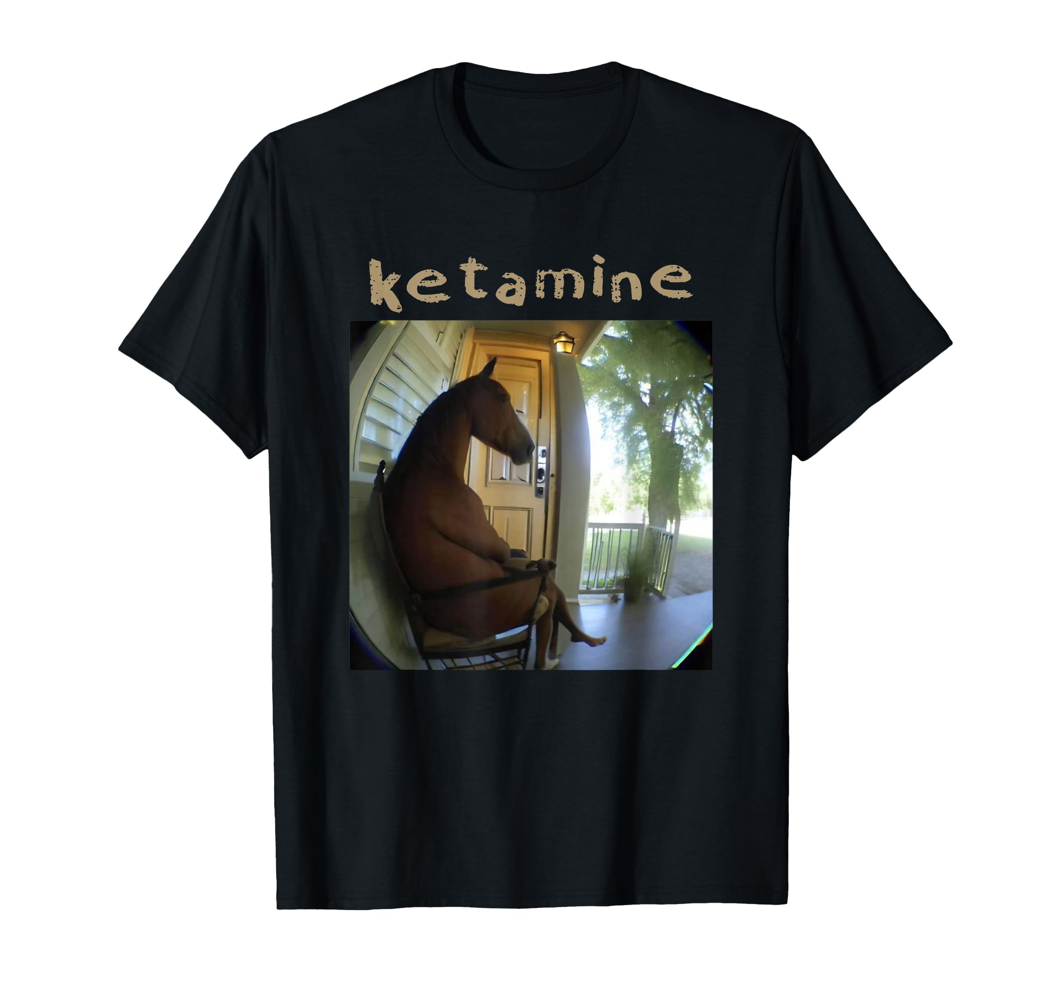 Photo 1 of ***SIMILAR PRODUCT***
Ketamine Horse Emergency Horse Sitting In A Chair T-Shirt