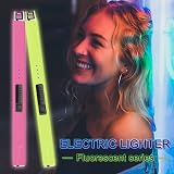SUPRUS Fluorescent Lighter Glows in the Dark USB Rechargeable Windproof Lighter view 2