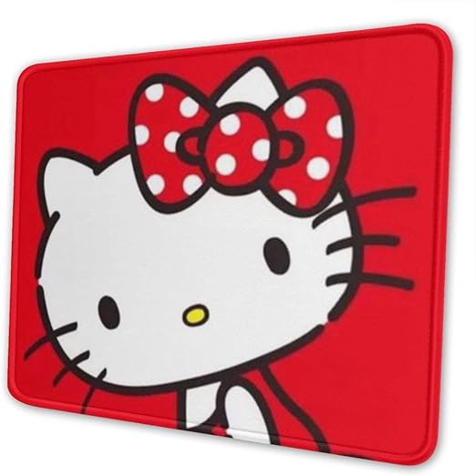 Hello Kitty Mouse Pad, Used for Laptop and Home Games