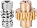 Elprico Worm Wheel 10:1 Bronze Gear Metal Worm Set Industrial Robot Parts view 2