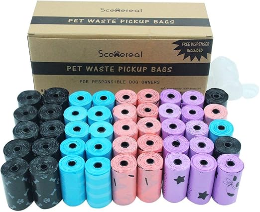 purple dog poop bags