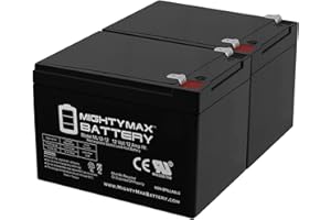 Mighty Max Battery ML12-12 - 12V 12AH F2 Replacement Battery Compatible with Power Patrol SLA1104-2 Pack