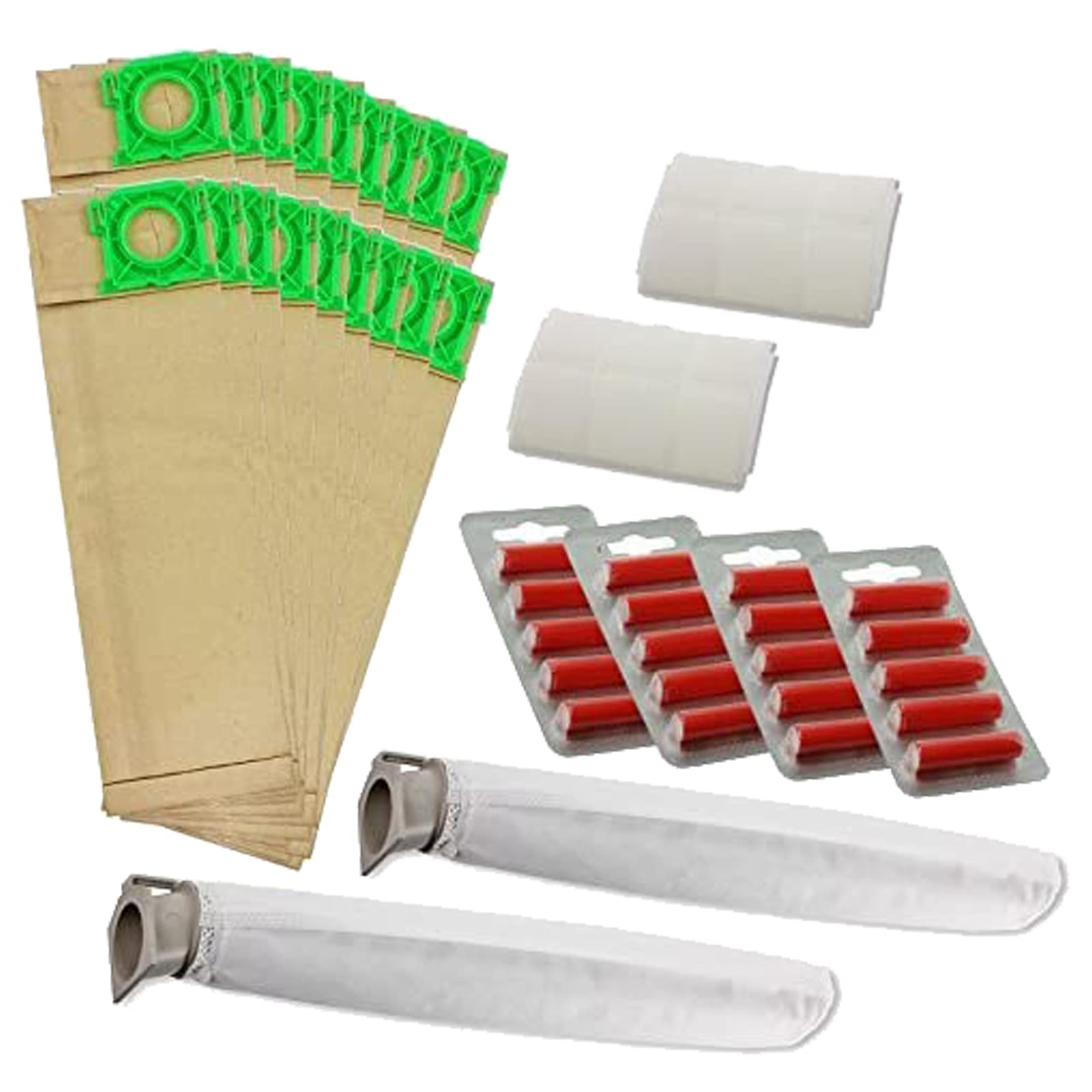 SPARES2GO Vacuum Cleaner Service Kit Compatible With Sebo X Series Vacuum Cleaners (Includes 20 Bags, 4 x Filters & 20 x Fresheners)