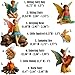 Mood Lab Fairy Garden Fairies - Miniature Figurines Accessories - Camping Fun Set of 8 pcs - Hand Painted Kit for Outdoor or House Decor