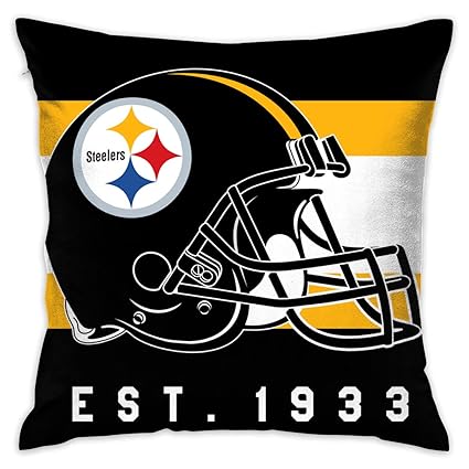 Gdcover Custom Stripe Pittsburgh Steelers Pillow Covers Standard