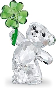 SWAROVSKI Kris Bear Lucky Charm Figurine, One Size, Green