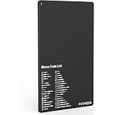 PUTIKEEG Morse Code Table Key morse code List Learning Shortwave Radio Black