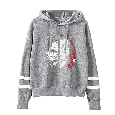 Felpa Con Cappuccio Unisex La Professor Casa Di Carta