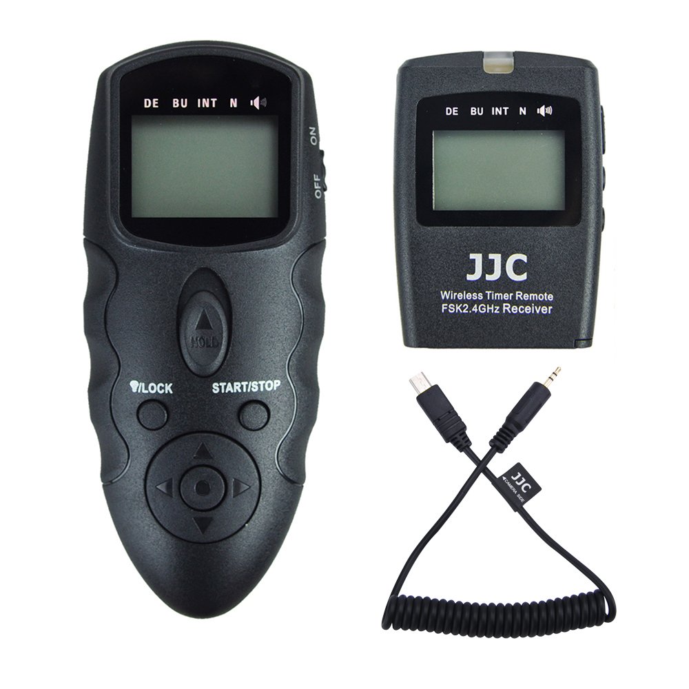 JJC Wireless Remote Shutter Release Control Time Lapse Intervalometer Timer for Sony Z-V1 A1 A1II A7III II A7 A7RIII II A7R A7S A9 A9II A6600 A6500 A6400 A6300 A6000 A5100 and More