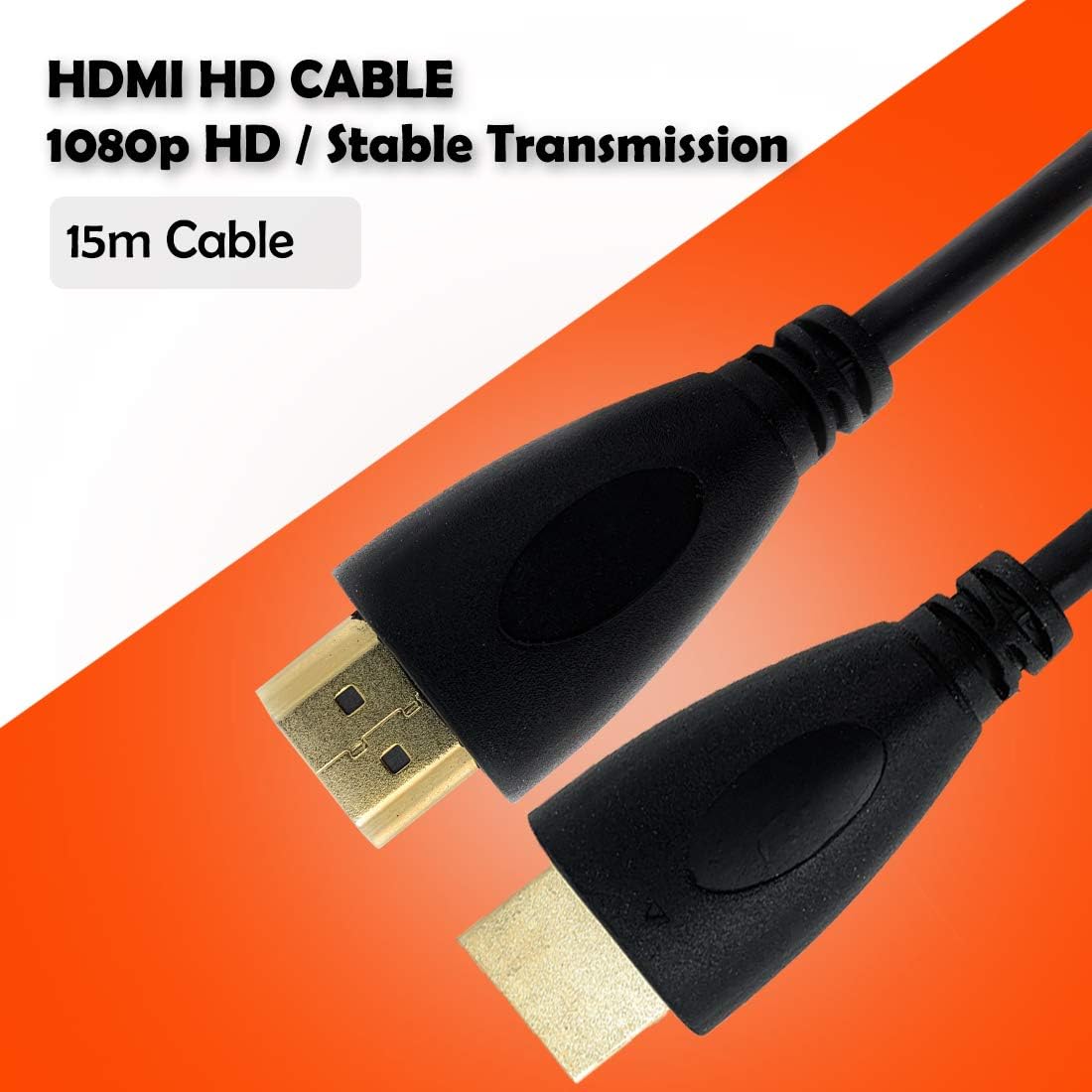 MSC HDMI Cable 15m extra long Features 1080p High definition 15 Meter Lead, viewing Compatible with Fire TV, Apple TV - Image 3