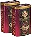 Basilur | High Grown Darjeeling | Ultra-Premium Loose Leaf Black Tea | Specialty Classics Collection | Free Tea Brewing Filters inside | 100g / 3.52oz. per Tin (Pack of 2)
