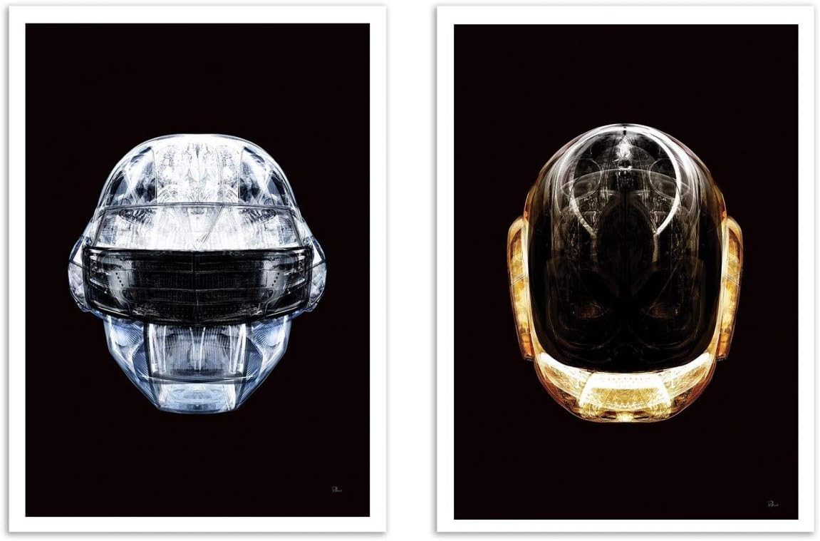 Wall Editions 2 Art-Posters 30 x 40 cm - Daft Chrome and Gold - Rubiant