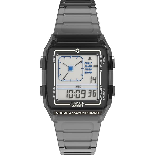 Amazon.com: Timex Q Reissue Digital LCA 32.5mm Watch – Silver-Tone