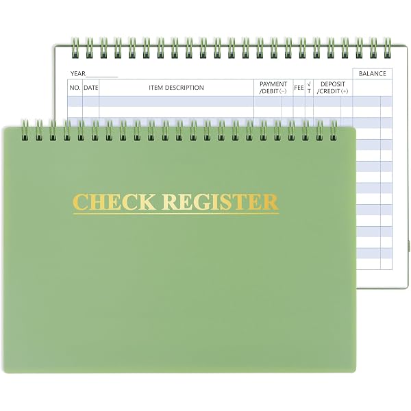 Checkbook Registers Free Large Print Check Register Printable Big ...