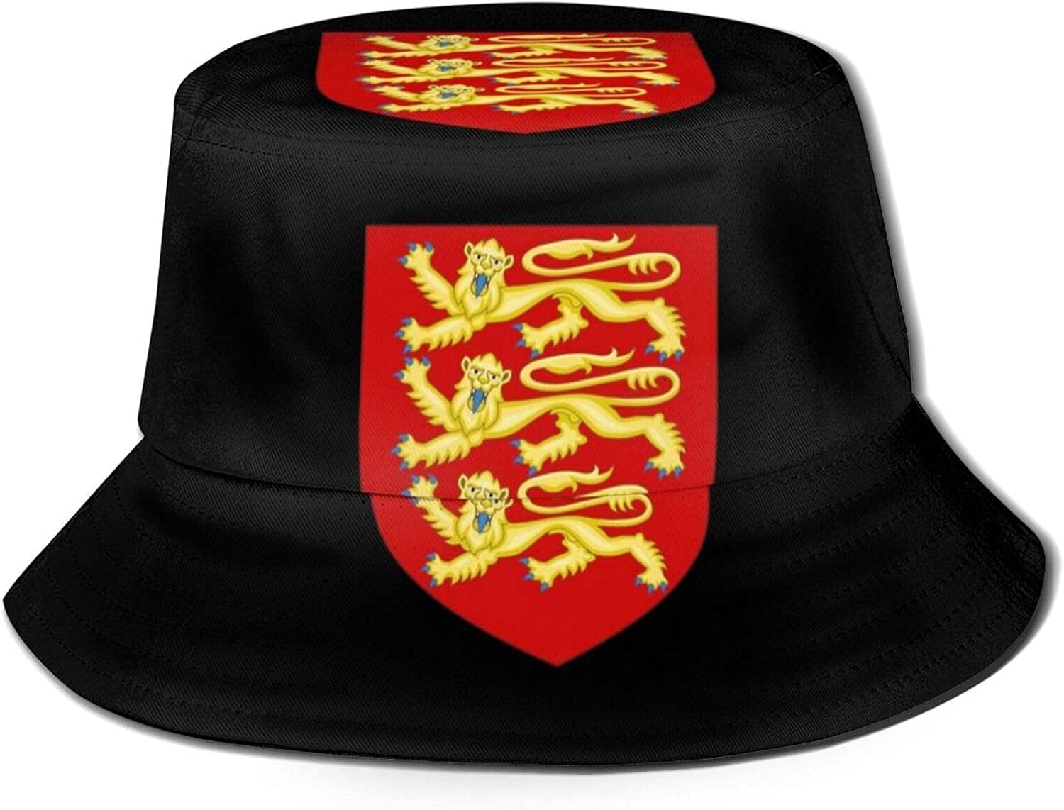 DJNGN Kingdom of England Coat of Arms Bucket Hat Unisex Sun Hat Summer