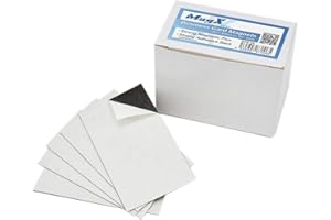 MagX Magnetic Business Card with Adhesive, 3.5 x 2 Inch, 100-pack, Self Adhesive Business Card Magnets, Peel and Stick, Stati
