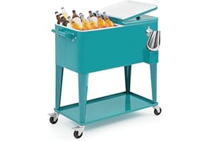 MADOG SPORT EQUIPMENT MADOG Modern Cooler with Wheels - Outdoor Entertaining Cooler for Patio and Deck