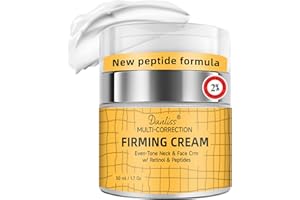Neck Firming Cream Tighten & Lift Advanced Neck Cream Unscented Face Moisturising with 0.2% Retinol, Collagen & Hyaluronic Ac