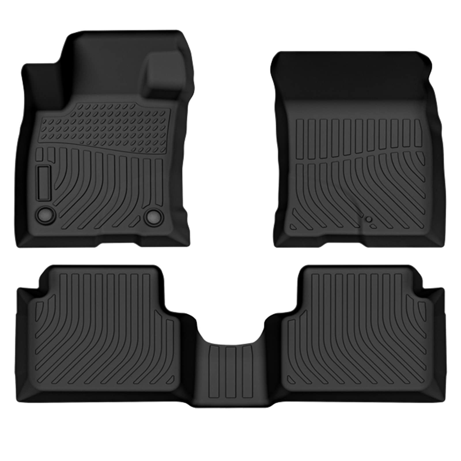 Cartist Floor Mats Fit for Ford Maverick 2022-2025 2026 (Only Fit Gasoline Models), All Weather Floor Mat for Maverick Heavy Duty Waterproof Image