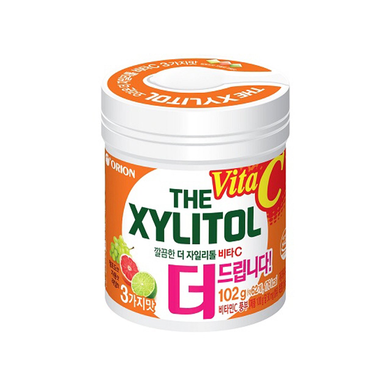 Orion The Xylitol Sweetened Breath Three Fruit Flavor Gums