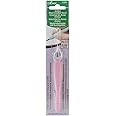 Clover 1226 Amour Steel Crochet Hook No. 12, 0.60mm , Pink
