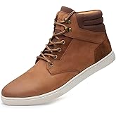 Arkbird Casual Sneaker Shoes, Lace-up Leather Chukka Boots for Men