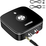 UGREEN Bluetooth 5.1 Audio Receiver Dual 3.5mm RCA AptX HD Noise Canceling view 9
