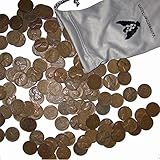 1 Full Pound of U.S. Wheat Pennies in a Custom Vx Investments Microfiber Pouch (Bigger Than Troy Pound, Nearly Three Rolls of Cents)