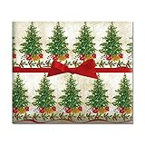 Classic Christmas Tree Jumbo Rolled Gift Wrap- 72 sq. ft