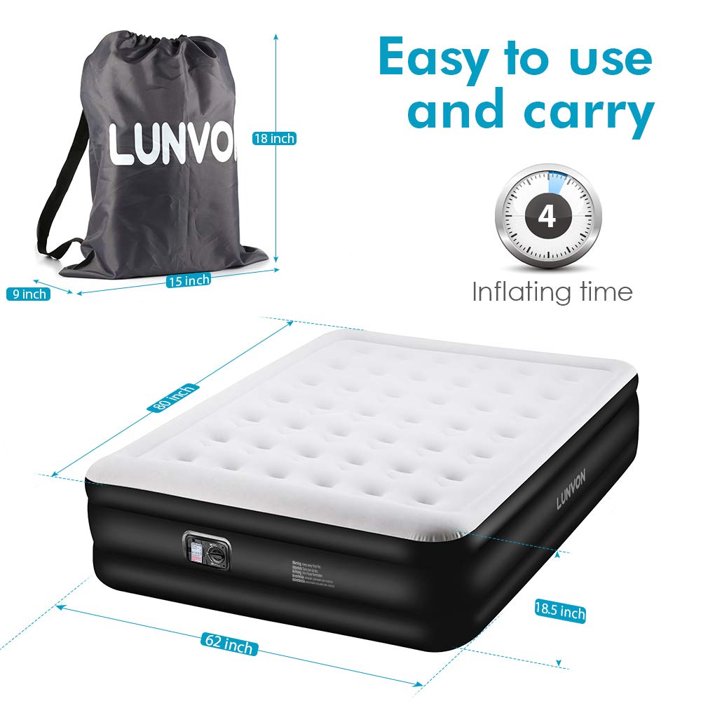 Lit du0027Appoint Pneumatique avec Pompe Electrique Intégrée Sac de 