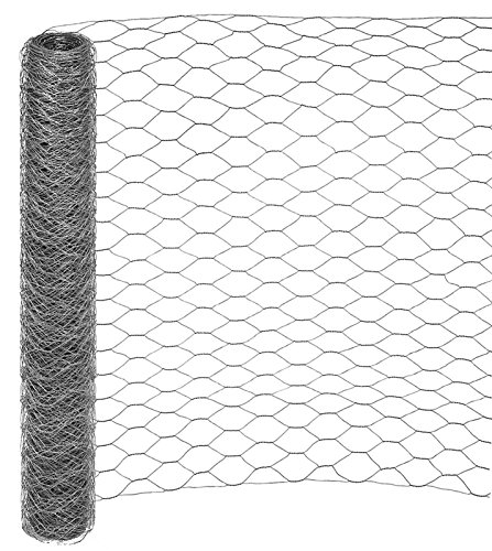 Garmix Sechseckgeflecht Verzinkt 50mm 0.7mm Kaninchendraht Hasendraht (200cm, 50m) – Bild 3