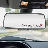 DOPENSPI 10Pack I Love You Drive Safe Mirror Sticker, I Love You Drive Safe Sticker Car Decal for Rearview Mirror Waterproof Cars Accessories for Women Men
