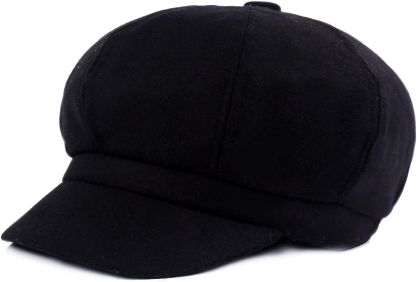 Womens Ladies Wool Beret Cap Cabbie Baker Boy Flat Caps Newsboy Hat